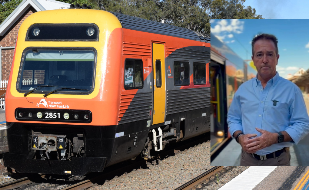 Paul Toole and Endeavour Train