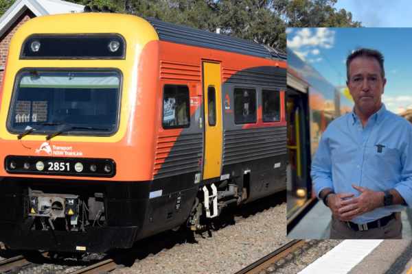 Paul Toole and Endeavour Train