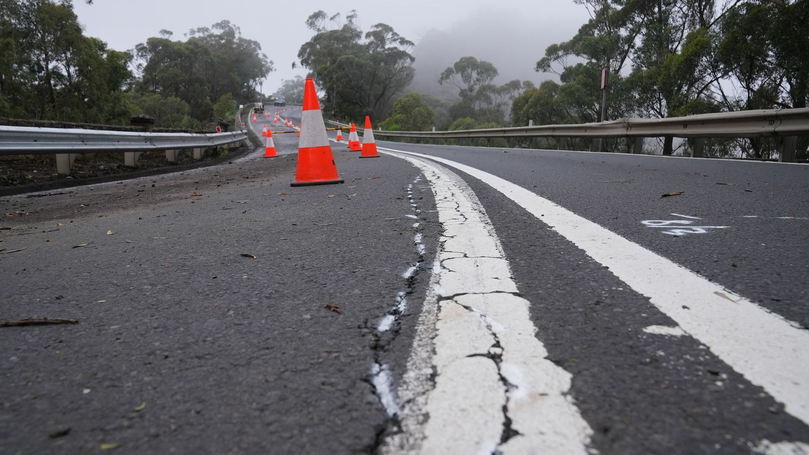 Cracks in the Great Western Highway